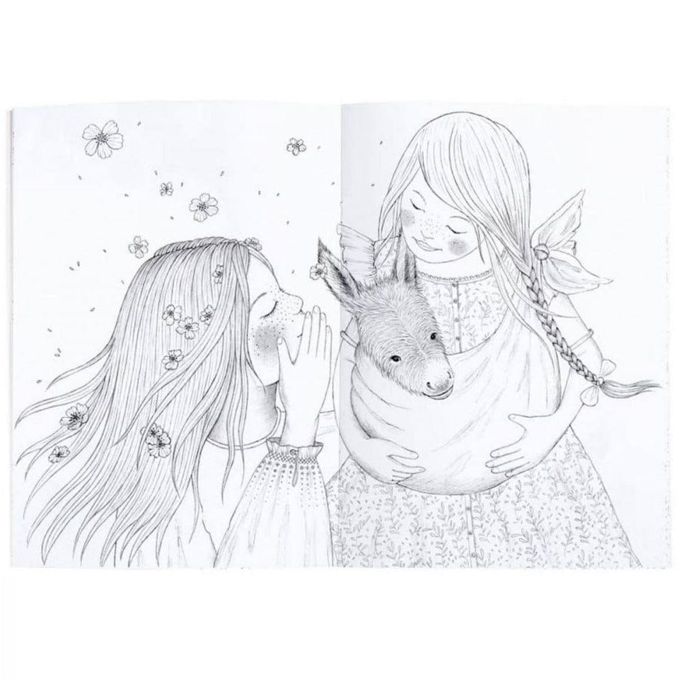 MOULIN ROTY Arte y Manualidades Cuaderno para colorear Rosalies 710539