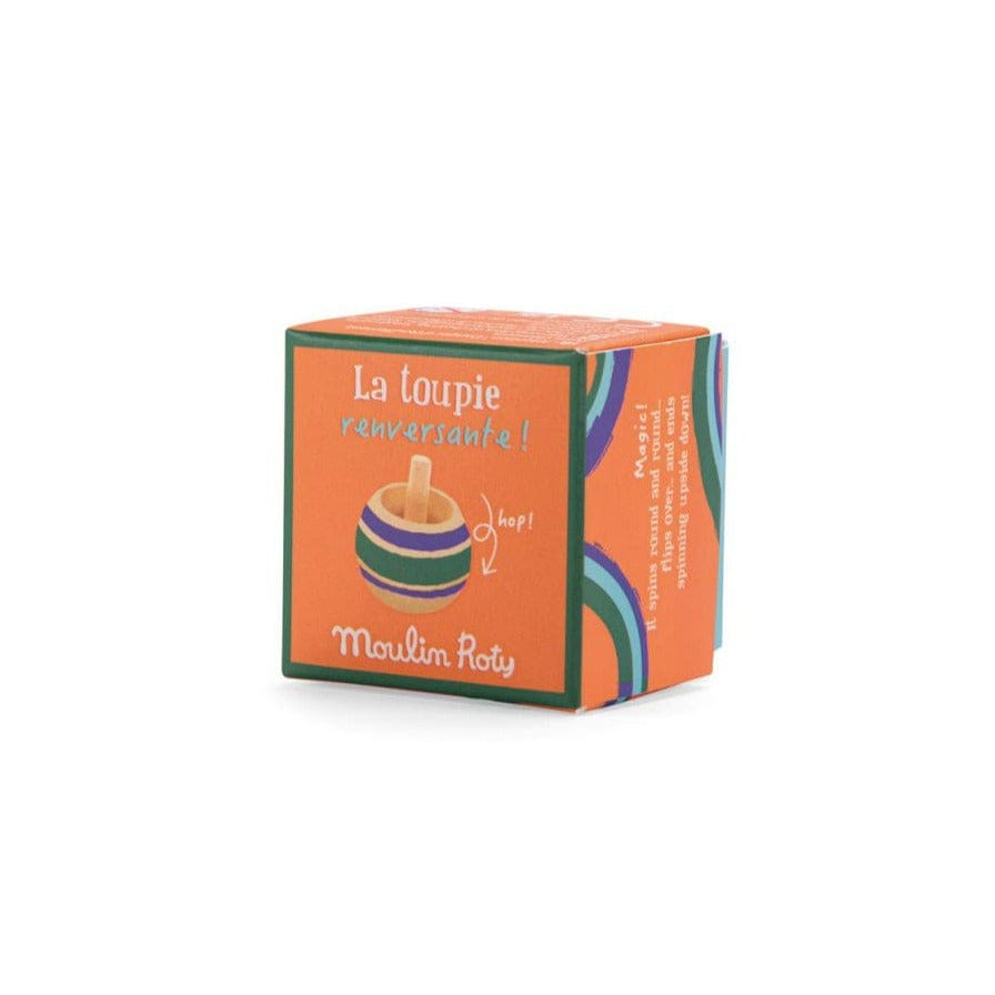 MOULIN ROTY Destreza y Habilidades Peonza de Madera Color Naranja 711389