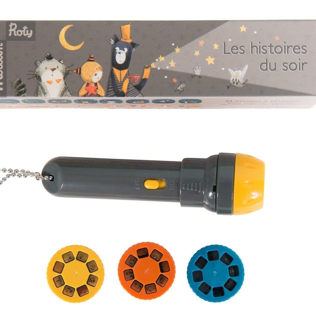 MOULIN ROTY Música y teatro +3 Linterna Proyectora de Historias Les Moustache 666360