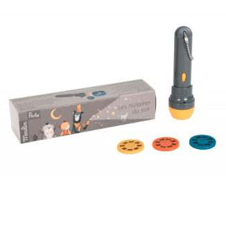 MOULIN ROTY Música y teatro +3 Linterna Proyectora de Historias Les Moustache 666360