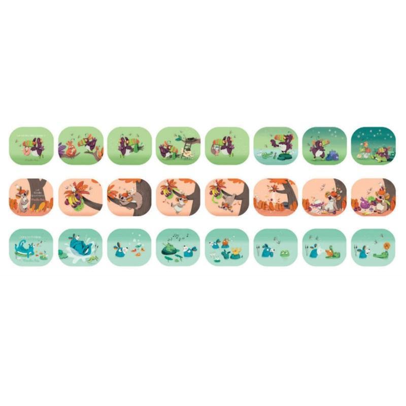 MOULIN ROTY Música y teatro Caja con 3 cuentos para linterna proyectora - En la Jungla 668359