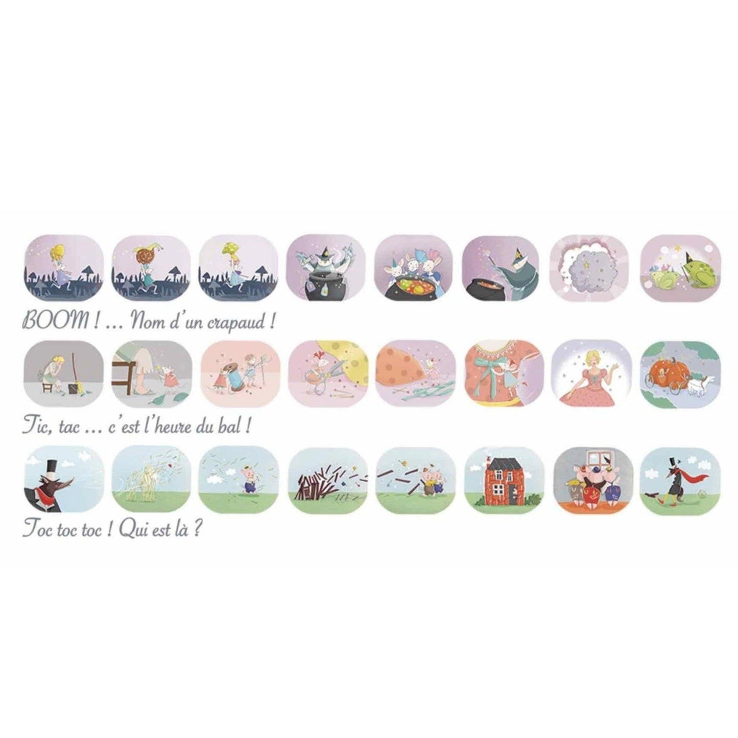 MOULIN ROTY Música y teatro Caja gris con 3 cuentos para linterna proyectora - Érase una vez 664365