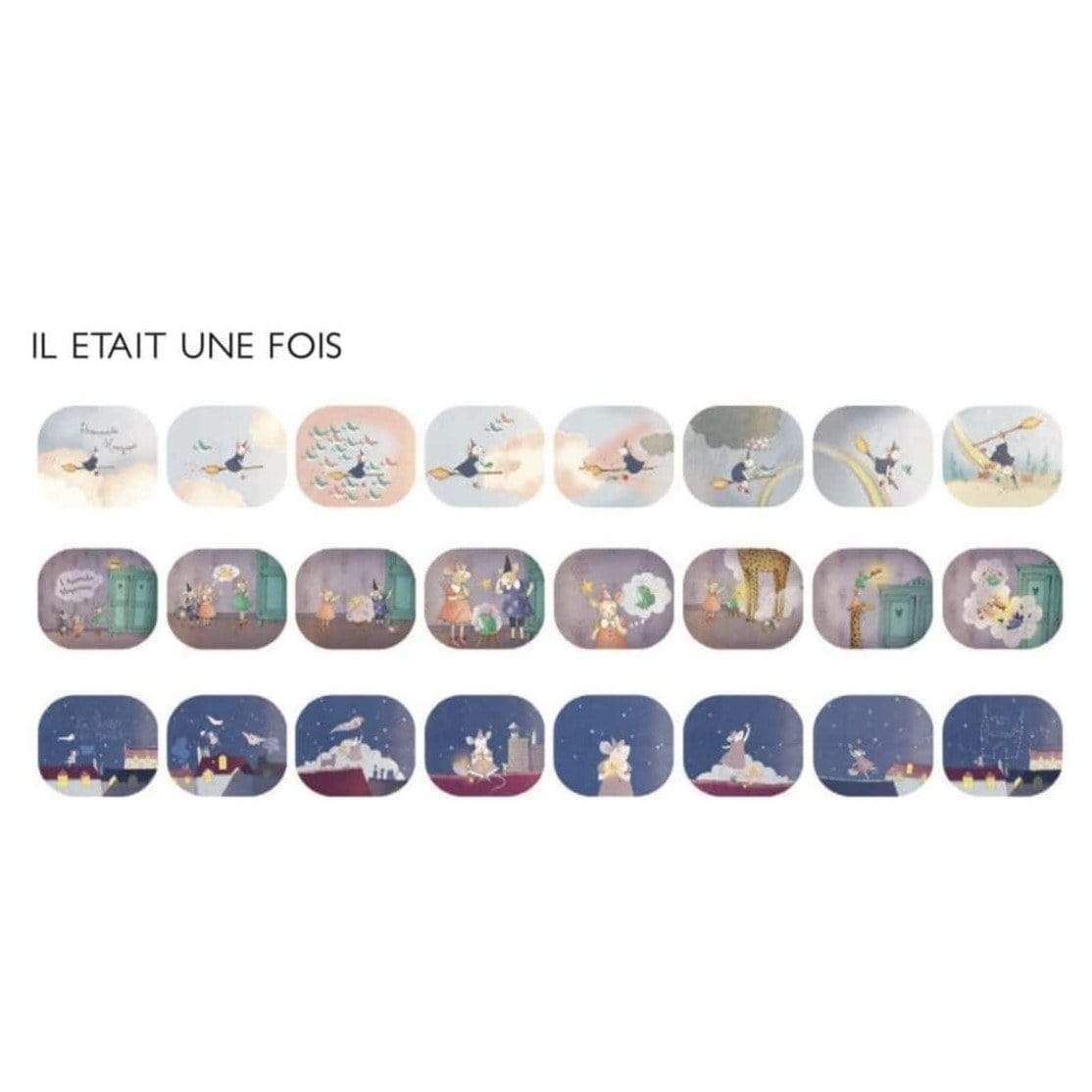 MOULIN ROTY Música y teatro Caja rosada con 3 cuentos para linterna proyectora - Érase una vez 664364