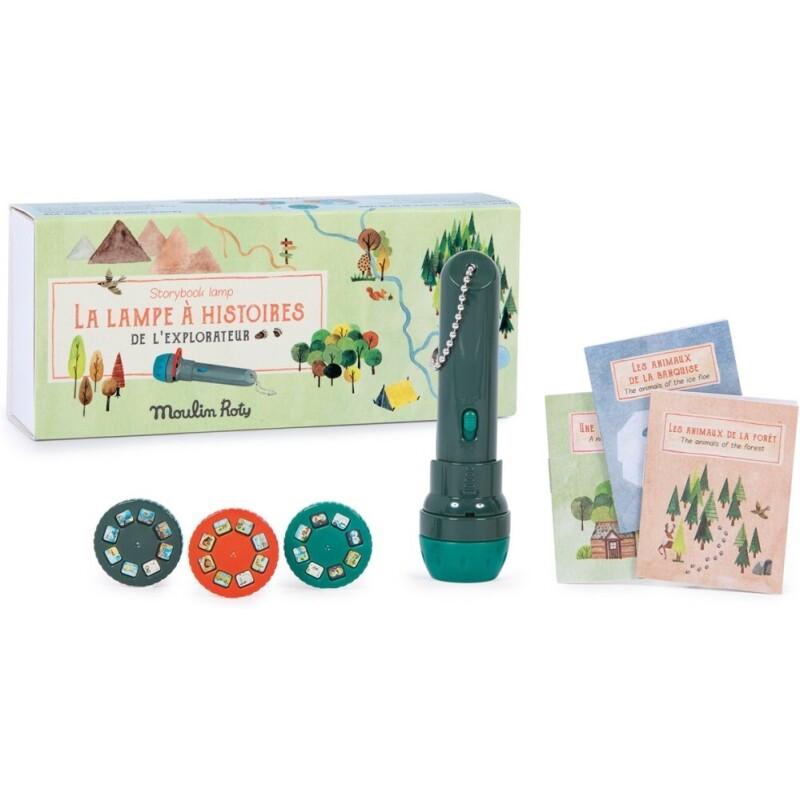 MOULIN ROTY Música y teatro Set Linterna de Historias El explorador 712392