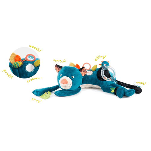 MOULIN ROTY Peluches Pantera de Actividades Grande Dans la Jungle 668077