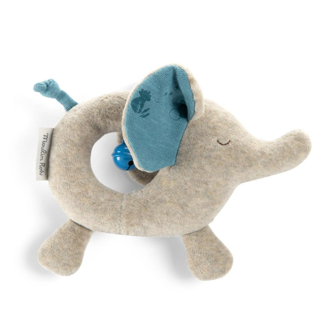 MOULIN ROTY Peluches Sonajero Anilla Elefante Baobab 669004
