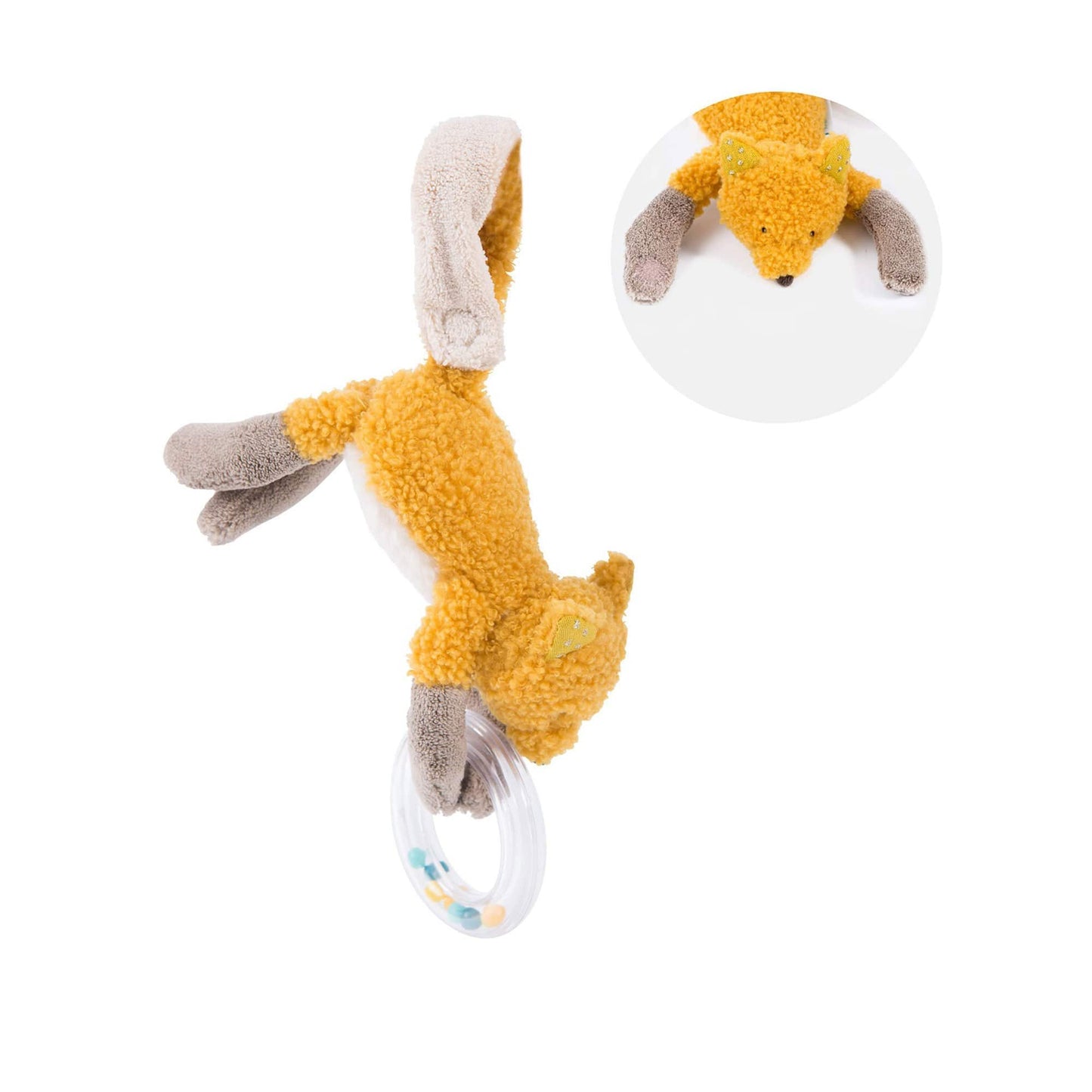 MOULIN ROTY Peluches Sonajero anillo de Zorro -El viaje de Olga 714009