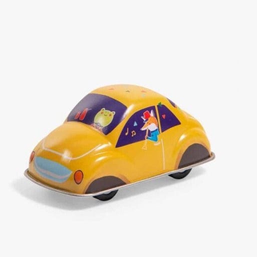 Moulin Roty Transportes Auto a fricción amarillo 720396