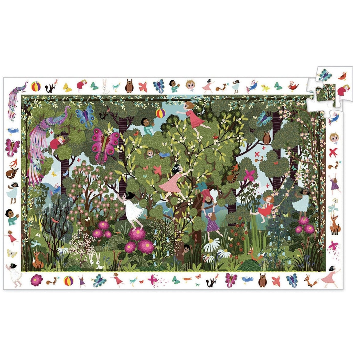 Pichintun Puzzle Observación Tiempo de juego en el jardín.