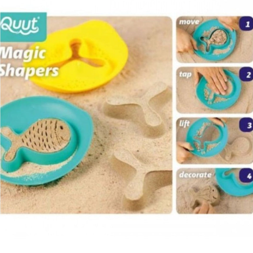 QUUT Juegos de Exterior 4 Moldes mágicos de playa QU171201