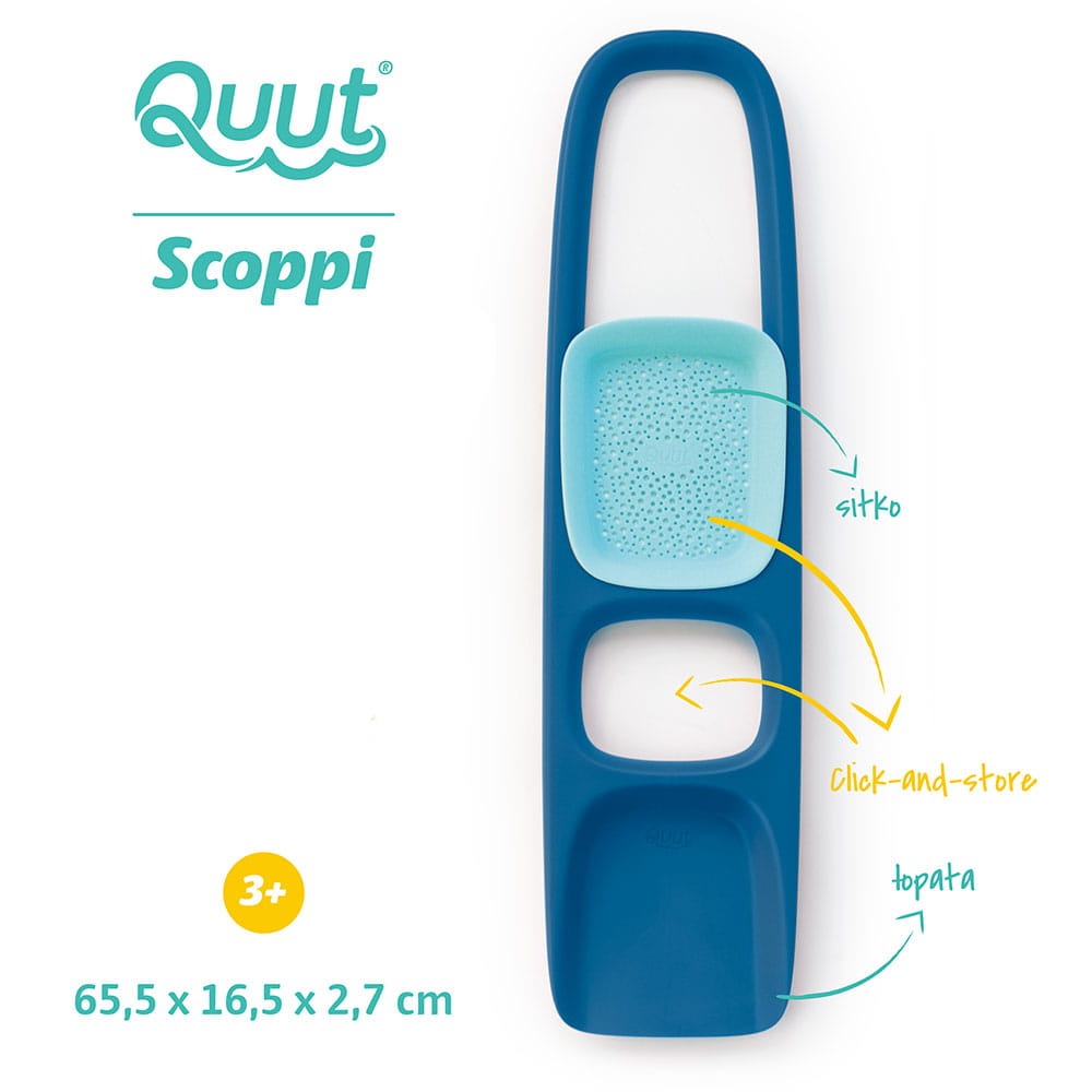 QUUT Juegos de Exterior Pala scoppi Azul QU170808