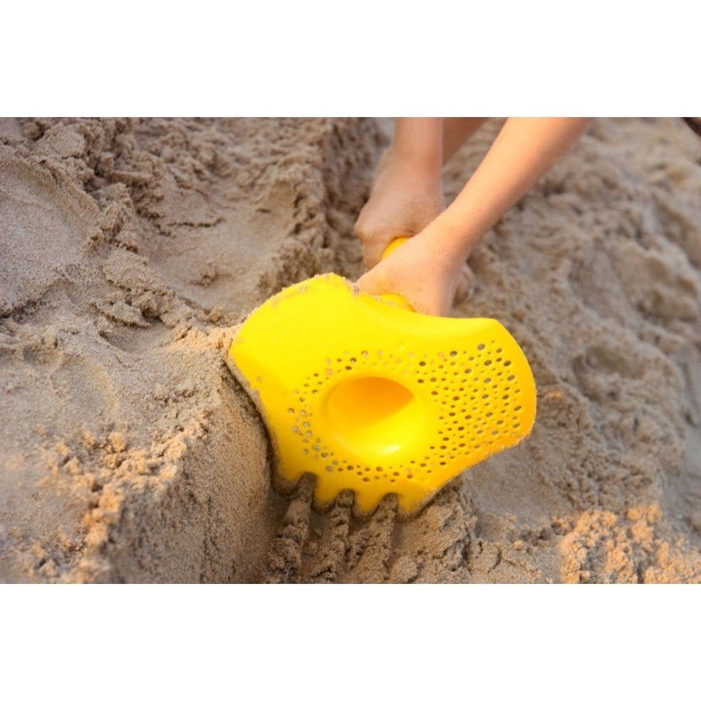 QUUT Juegos de Exterior Rastrillo de playa 3 en 1 Amarillo triplet QU170037