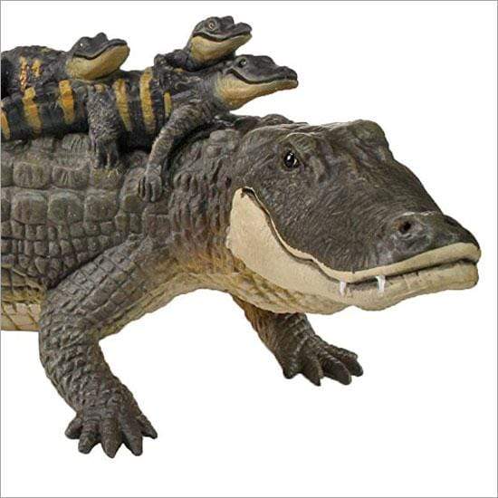 SAFARI Animales y Dinosaurios Coleccionables Caimán con Bebés Coleccionable SA259629