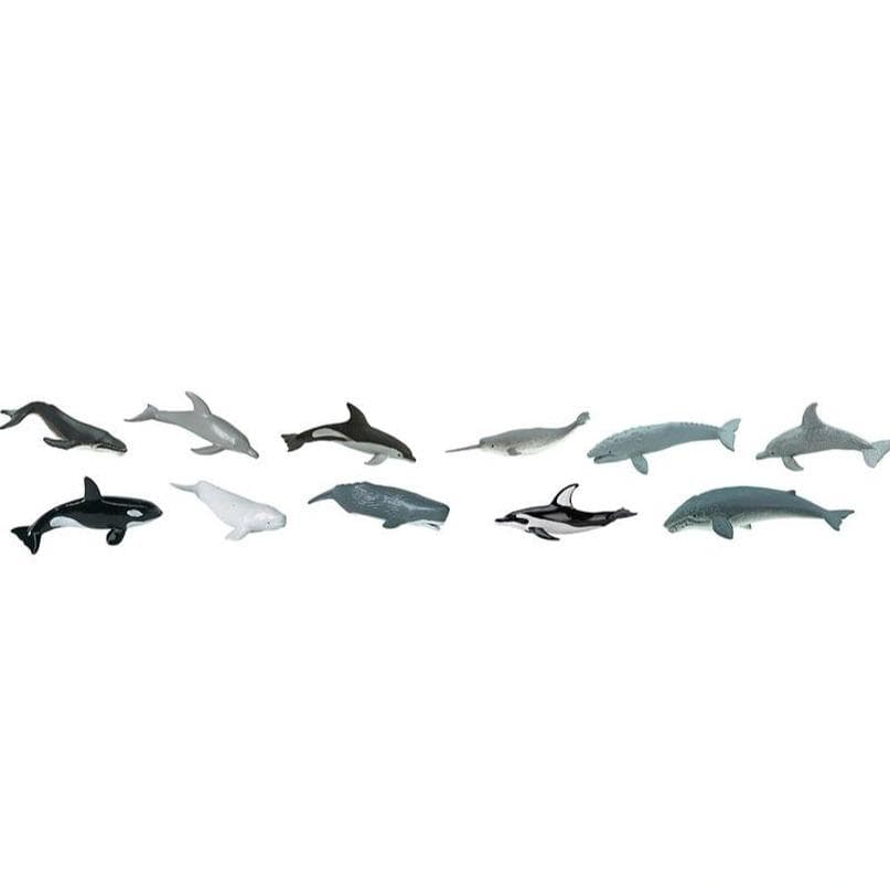 SAFARI Animales y Dinosaurios Coleccionables Figuras de Ballenas y Delfines TOOB Coleccionable SA694704