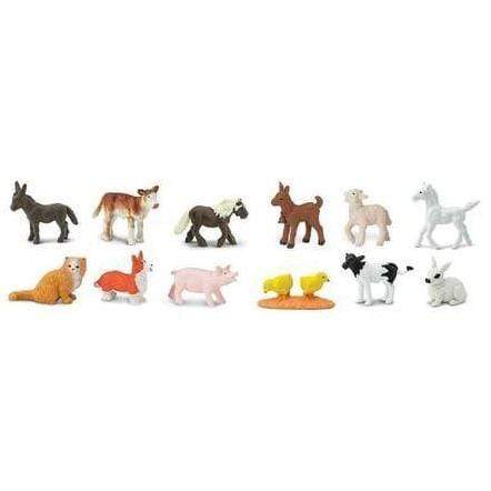 SAFARI Animales y Dinosaurios Coleccionables Figuras de Bebés de la Granja TOOB SA681204
