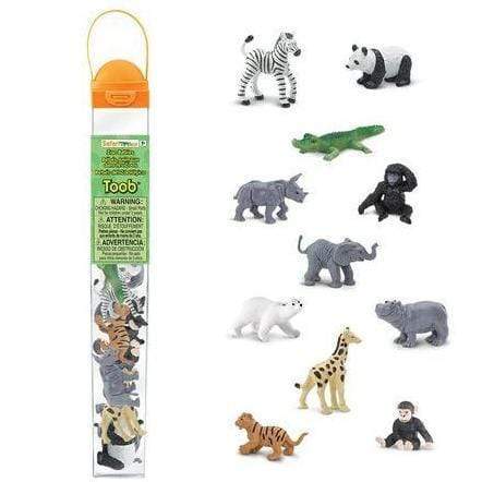 SAFARI Animales y Dinosaurios Coleccionables Figuras de Bebés del Zoológico TOOB SA680004