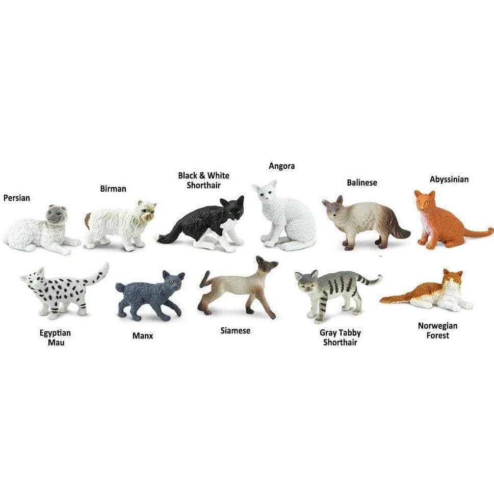 SAFARI Animales y Dinosaurios Coleccionables Figuras de Gatos Domésticos TOOB SA699204