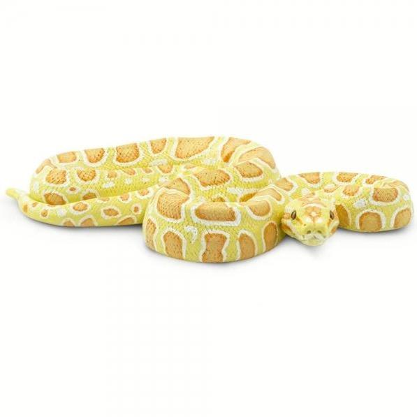 SAFARI Animales y Dinosaurios Coleccionables Serpiente Pitón Birmana Albina Coleccionable SA100250