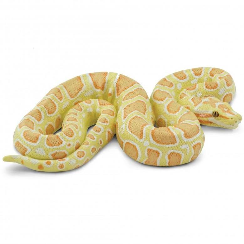 SAFARI Animales y Dinosaurios Coleccionables Serpiente Pitón Birmana Albina Coleccionable SA100250