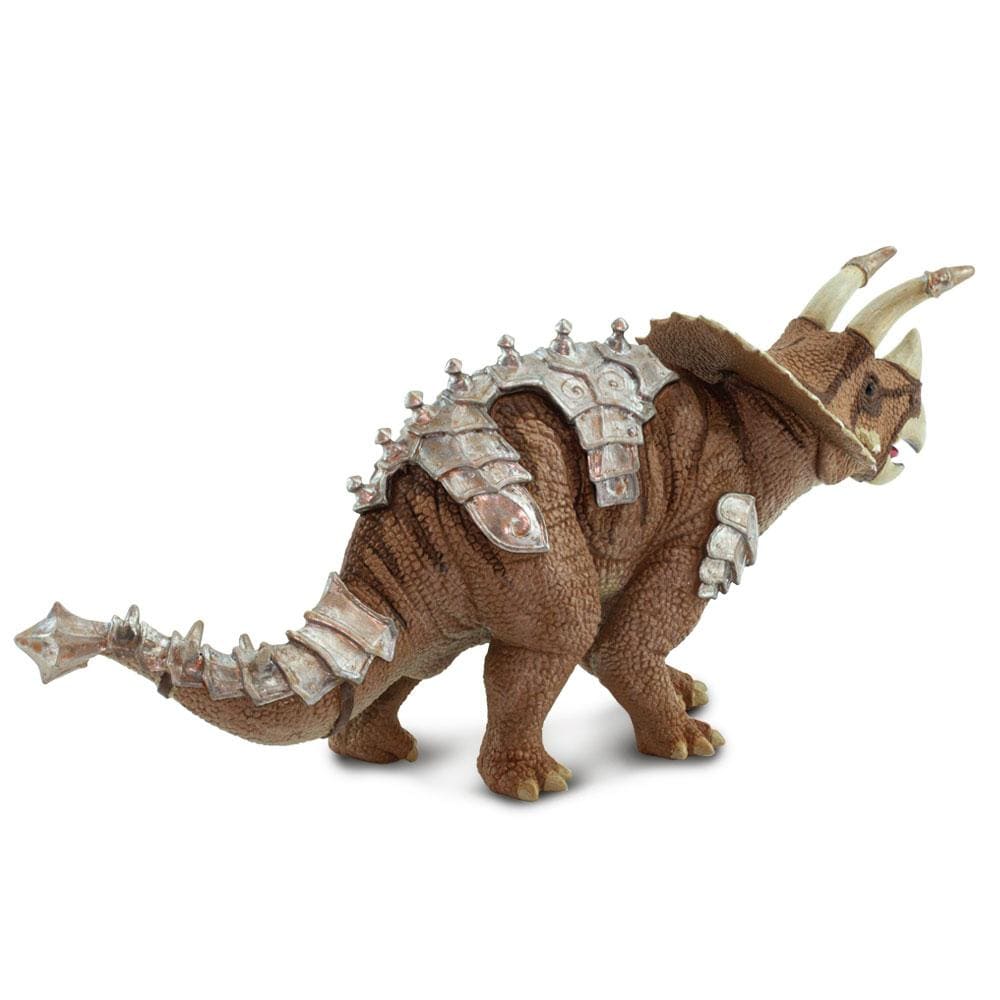 SAFARI Animales y Dinosaurios Coleccionables Triceratops con armadura SA100733