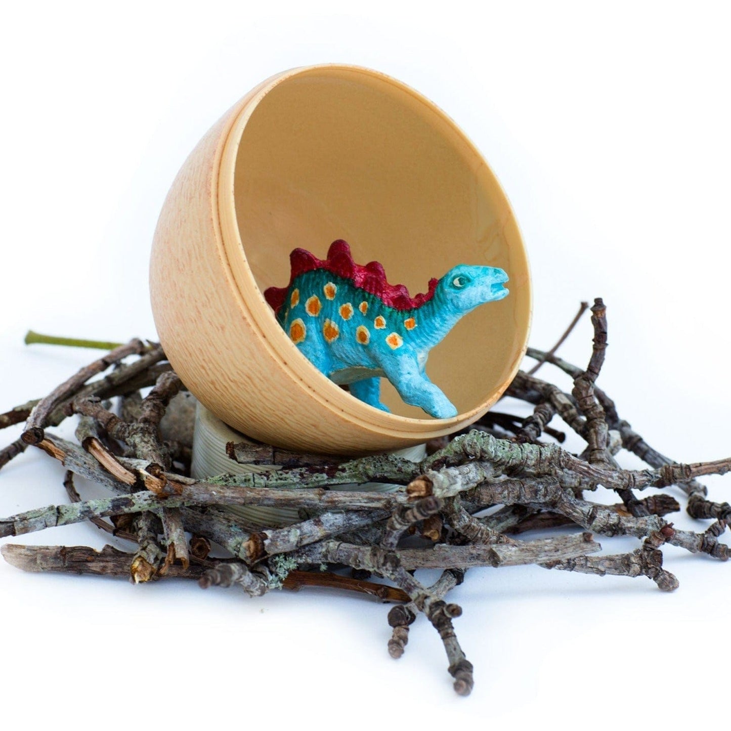 SAFARI Stegosaurus Baby with Egg Dino Dana Coleccionable