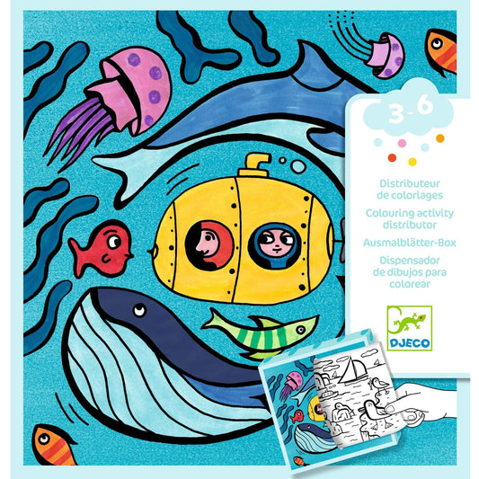 Design By Djeco Arte / Manualidades Dispensador de dibujos para colorear - Design By Djeco DJ00051
