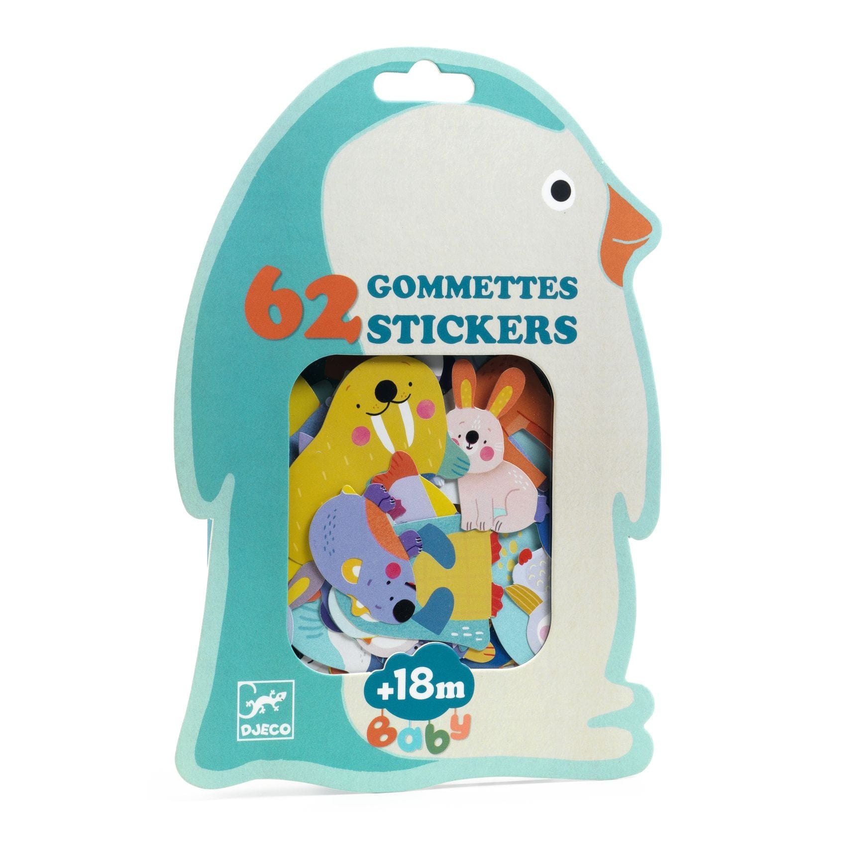 Design By Djeco Arte / Manualidades Stickers animales del campo de hielo DJ00054