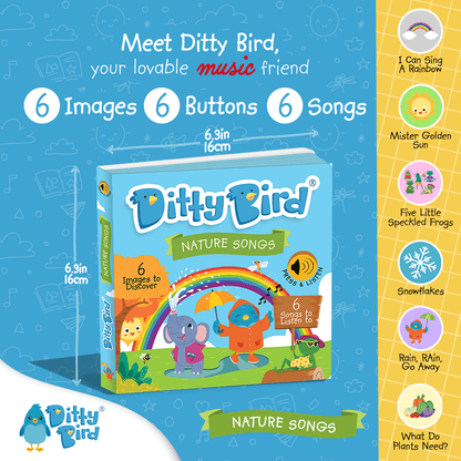 Ditty Bird Libro Musical Libro Interactivo Nature Songs - Ditty Bird 9781838206468