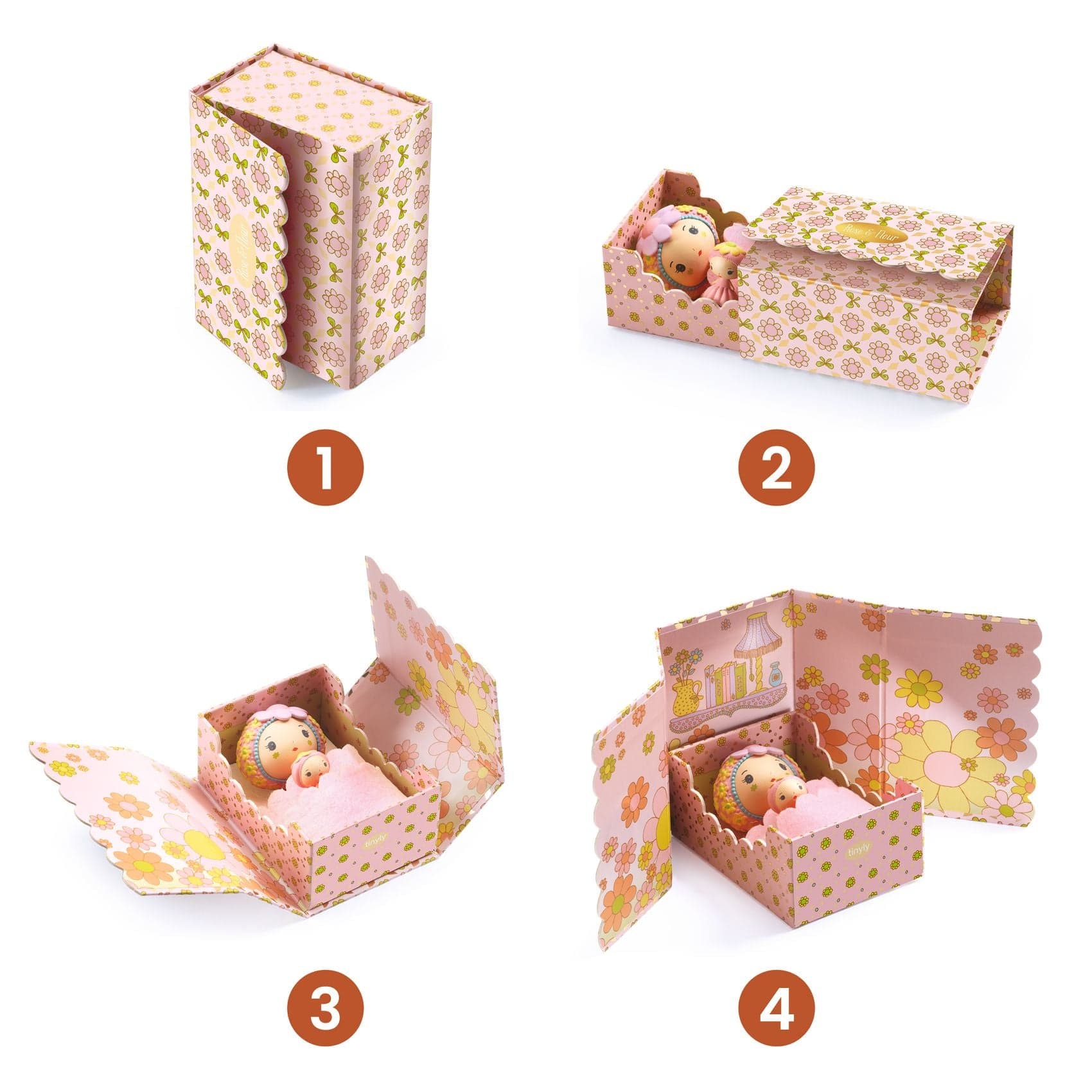 DJECO Figuras de colección Figura Coleccionable Rose Tinyroom Tinyly DJ06963