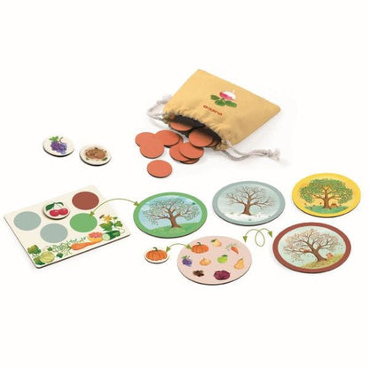 DJECO Juegos de memoria y lógica Juego de mesa Vegeto Mondo DJ00809