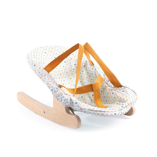 DJECO Juegos de roles Silla mecedora para muñecas pomea DJ07865