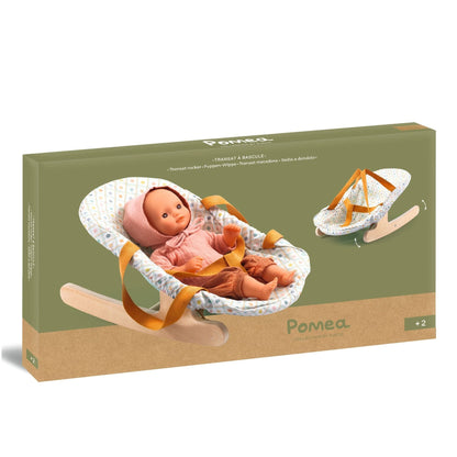 DJECO Juegos de roles Silla mecedora para muñecas pomea DJ07865