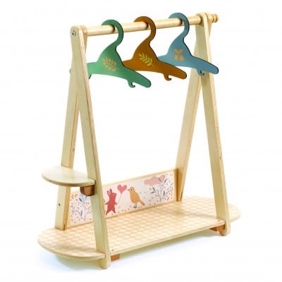 Djeco Muñecas Perchero para ropa de muñeca Pomea - Djeco DJ07782