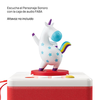 FABA Cuentacuentos Personaje sonoro para cuentacuentos el unicornio feliz FFL30001