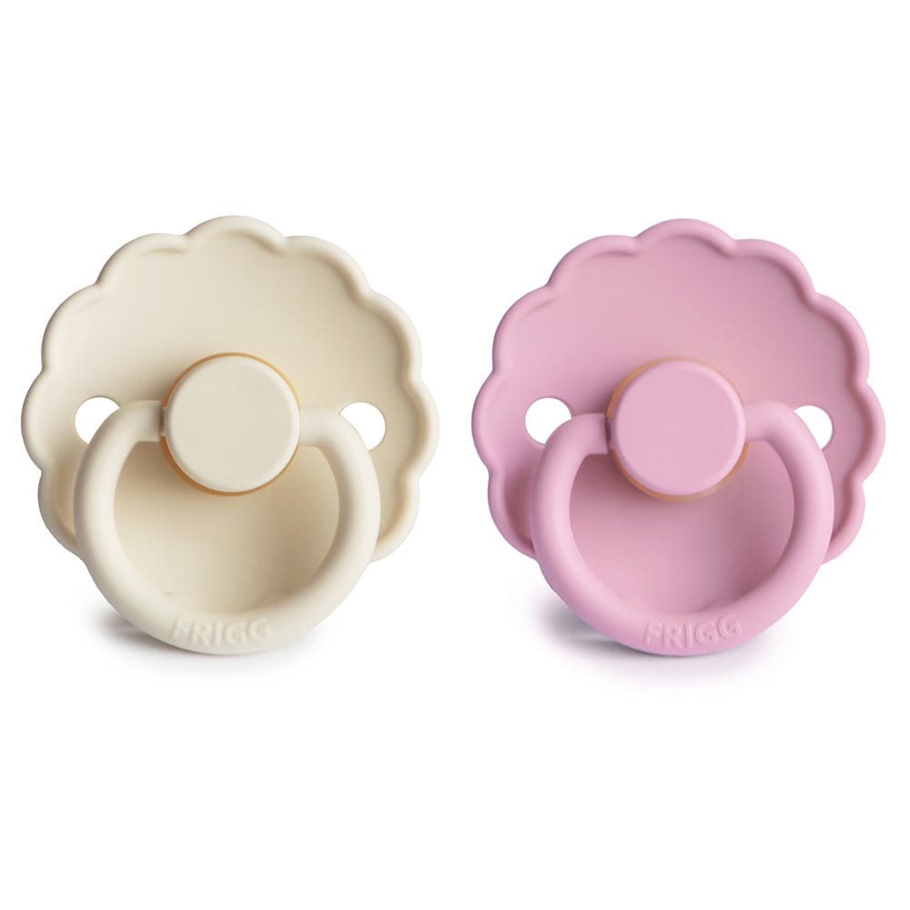 Frigg Chupete Chupete Redondo de Caucho Natural X2 Daisy Talla 1 Lupine / Cream  - Frigg FRI101613