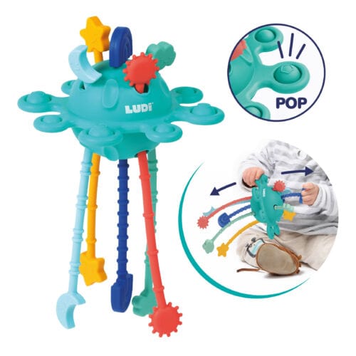 LUDI Mordedores Juguete mordedor sensorial Zippy LU30131
