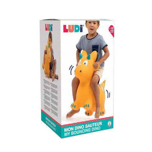 LUDI Pelota Saltarina de dinosaurio - Ludi LU90041