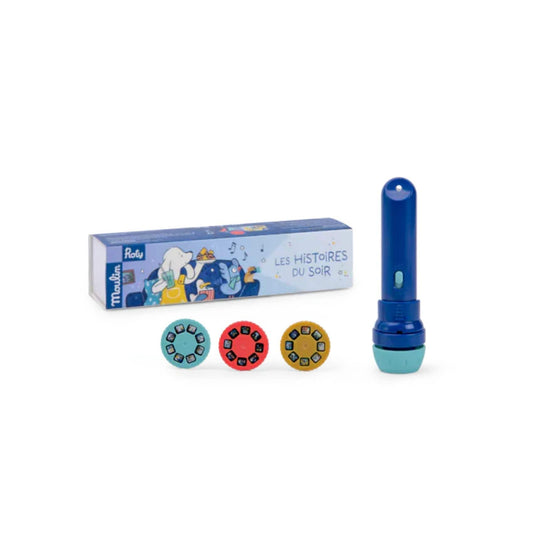 Moulin Roty Linterna de Historias Linterna proyector de historias Puce & Pilou - Moulin Roty 684047