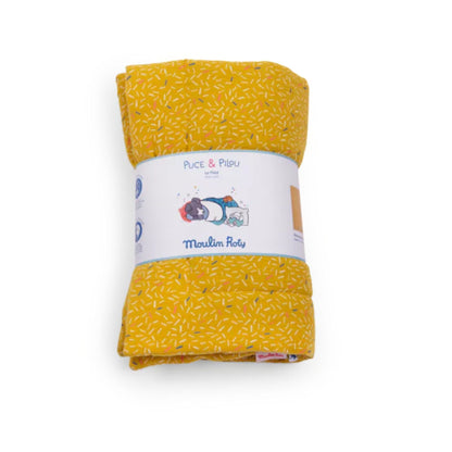 Moulin Roty Manta Mantita amarilla Puce & Pilou - Moulin Roty 684066