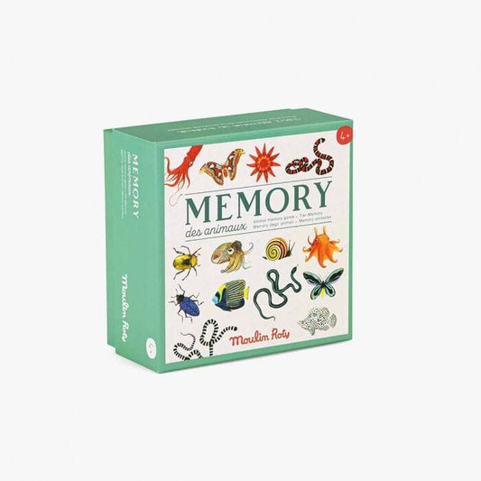 MOULIN ROTY Puzzles y encajes Juego de Memoria de Animales - Moulin Roty 719364