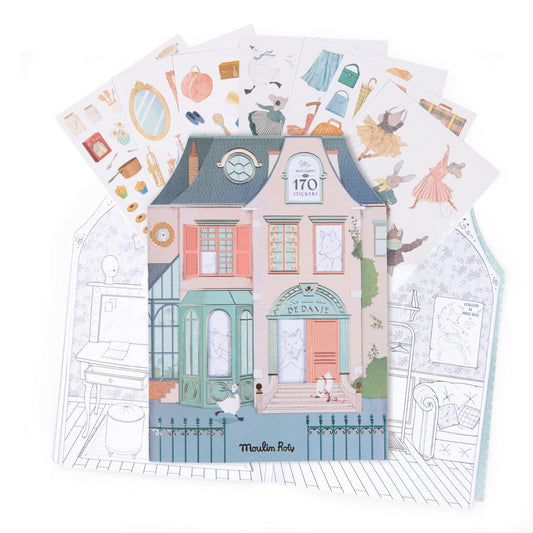 MOULIN ROTY Sticker Cuaderno de stickers La escuela de danza - Moulin Roty 667600