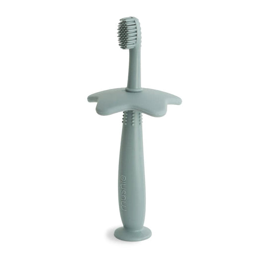 Mushie Cuidado Personal Cepillo de dientes de entrenamiento / Cambridge Blue- Mushie MU2540031