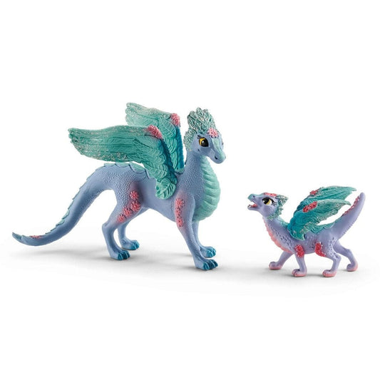 Schleich Dragón florido con su cría coleccionable - Schleich DUDA TIPO PRODUCTO, ANIMAL? SCH70592
