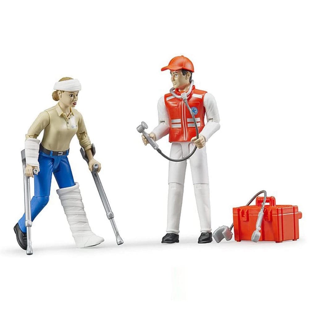 BRUDER Figuras de colección Set de figuras de servicio con accesorios - BRUDER BRU62710