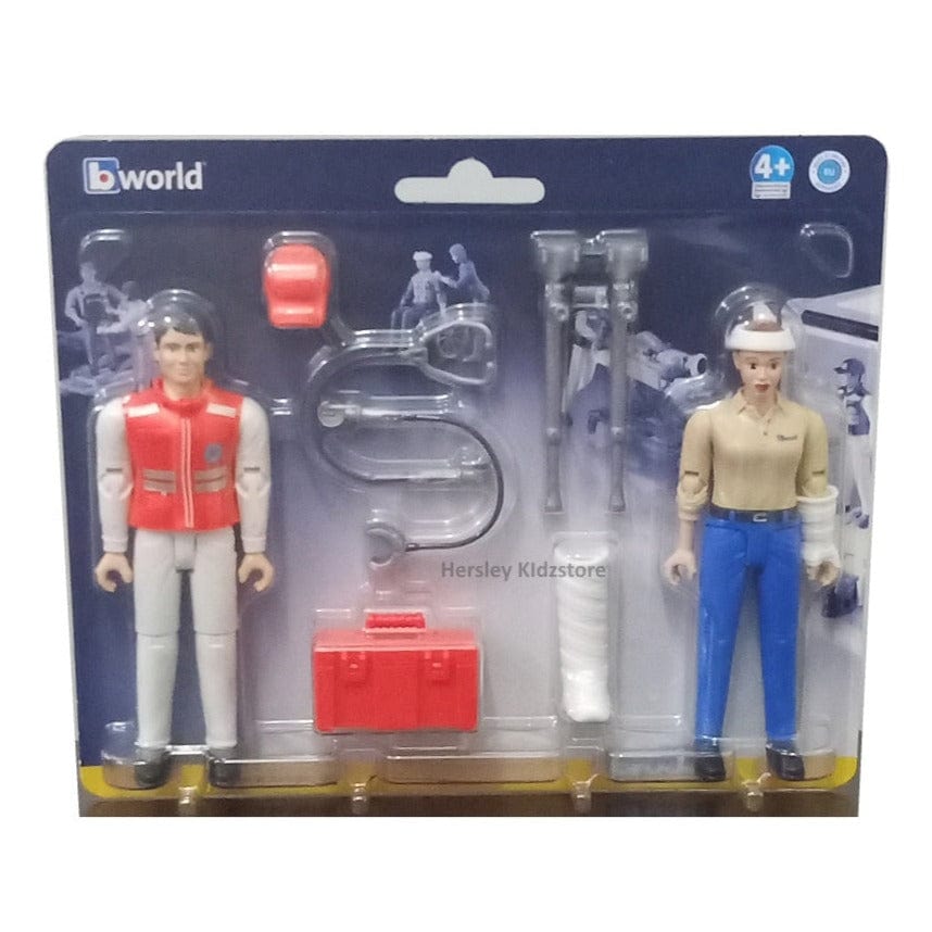 BRUDER Figuras de colección Set de figuras de servicio con accesorios - BRUDER BRU62710