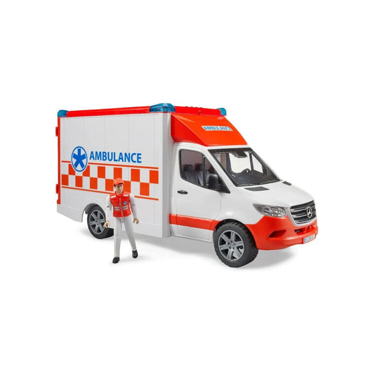 BRUDER Transportes Ambulancia MB Sprinter con conductor 02676 - Escala 1:16 BRU02676