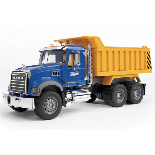 BRUDER Transportes Camión MACK Granite caja volquete 02815- Escala 1:16- BRUDER BRU02815