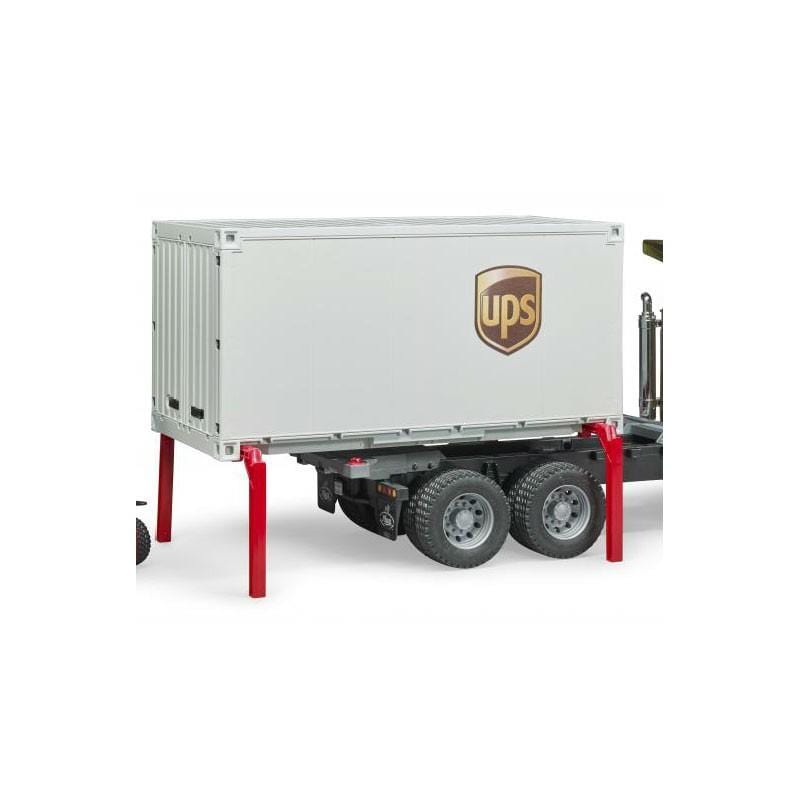 BRUDER Transportes Camion MACK Granite logística UPS Escala 1:16- BRUDER BRU02828