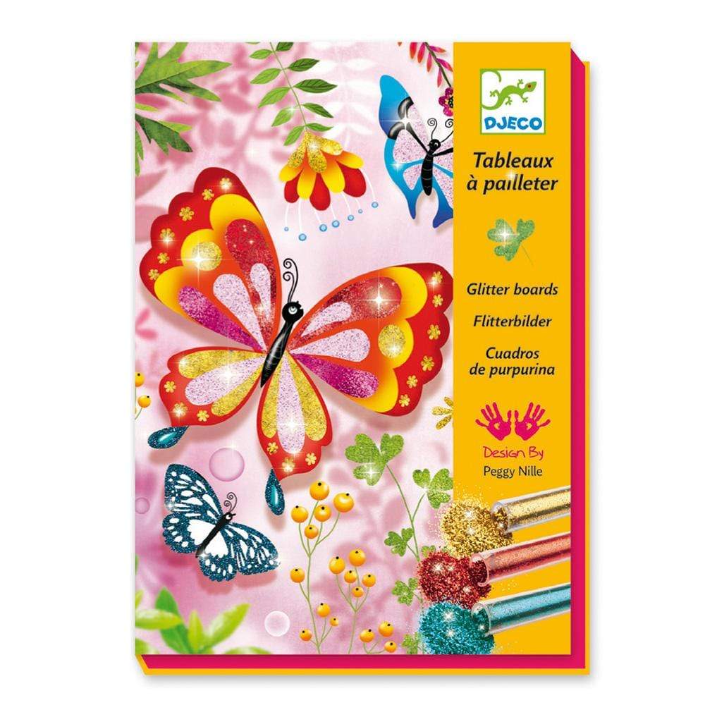 Design By Djeco Arte y Manualidades +7 ¡A brillar! Glitter Butterflies DJ09503