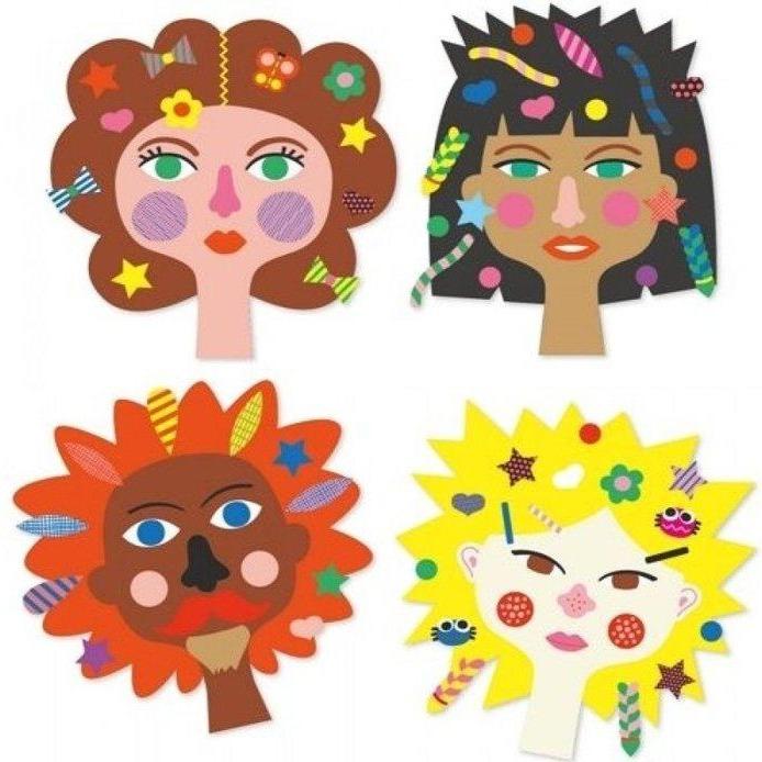 Design By Djeco Arte y Manualidades Crear con Stickers - Hairdresser DJ09045